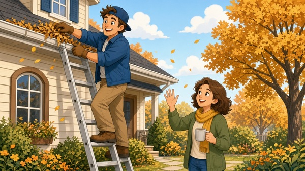 Leaves Down, Storms Ahead: Why Mid-October Is the Time to Get Your Gutters Checked