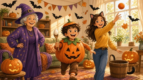 Halloween Without the Fright: Easy Party Games for All Ages