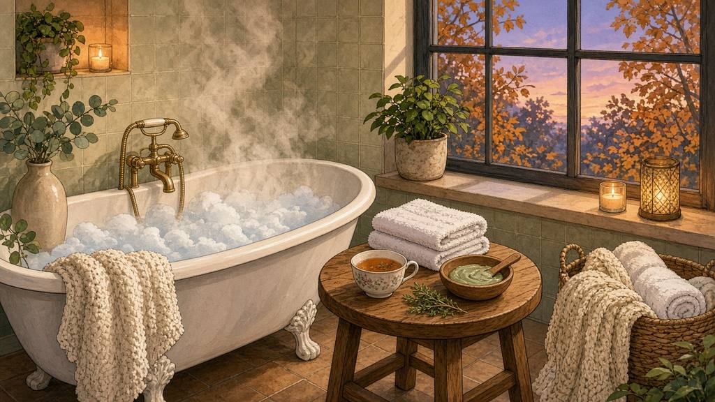 The Half-Hour Home Spa: A Calming Evening Ritual for Darker October Nights