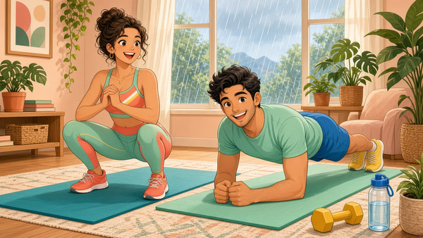 Rainy Days, Strong Body: A 20-Minute Home Workout for Late October