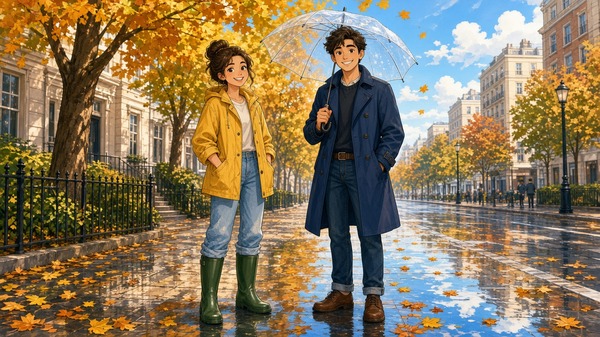 Stylish in the Rain: Smart Outfits for Wet Late-Autumn Days