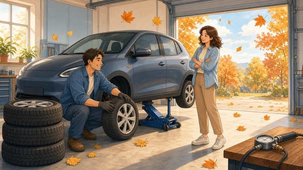 Cold Mornings Ahead: A Friendly Autumn Check for Tyres, Pressure and EV Range